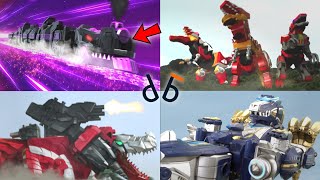 Tyrannosaurus Zord Evolution in Super Sentai [upl. by Manus913]