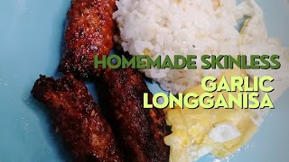 HOMEMADE SKINLESS GARLIC LONGGANISA BOY DUBAI CHANNEL [upl. by Conger]