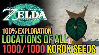 All 1000 Korok Seeds Zelda Tears of The Kingdom [upl. by Meelas]