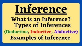 EngsubInferenceWhat is an InferenceTypes of InferencesExamples of Inference in Hindi [upl. by Ylas]