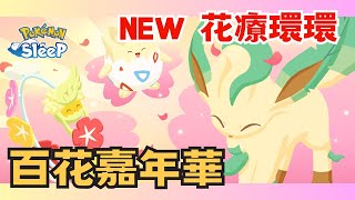 百花嘉年華！花療環環登場【Pokemon Sleep 寶可夢睡覺】 [upl. by Lattonia996]