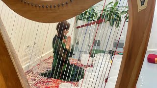 Harp Muziek  Keltische Muziek Harp  Muziek Harp  Daniëlle Uriël amp Kristallen Klankschalen [upl. by Dleifxam96]