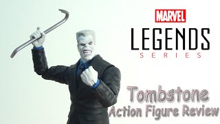 Marvel Legends Tombstone action figure review [upl. by Ileek]