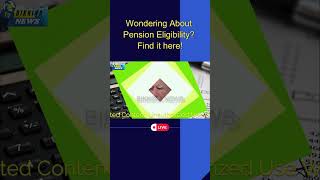 PENSION ELIGIBILITY SERVICE howtocalculatepension pensioncalculator pensioncalculation [upl. by Treblihp]