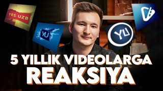 5 Yillik Videolarga Reaksiya Eski Videolarni Korib Chiqamiz [upl. by Yreneh]