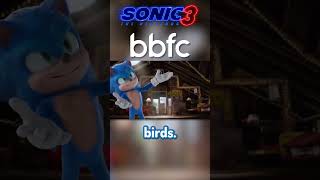 Sonic the Hedgehog 3 X BBFC ANNOUNCED shorts [upl. by Norramic498]