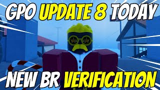 GPO UPDATE 8 TODAY  BATTLE ROYALE VERIFICATION [upl. by Anits193]