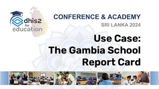 Use Case The Gambia School Report Card and research [upl. by Aicyle203]