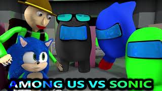 AMONG US vs SONIC amp BALDI CHALLENGE Official Cartoon Minecraft Animation Imposters amp Crewmates [upl. by Llevel256]