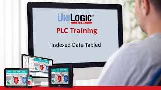 PLC Training Indexed Data TablesUniLogic for UniStream by Unitronics [upl. by Vani]