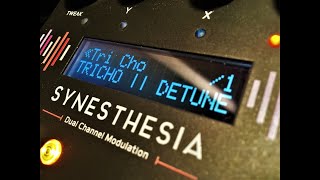 GFI Systems Synesthesia  Chorus Detune Tri Chorus amp Dimension Demo  Stereo [upl. by Turk214]