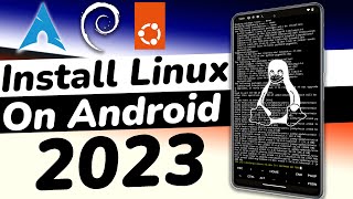 How To Install Linux On ANY Android SmartPhone 2023  RUN Linux On Android With AndroNix NO ROOT [upl. by Nnayelsel634]