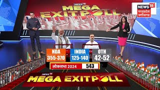 Uttar Pradesh Exit Poll LIVE  PM Modi Exit Poll LIVE  Loksabha Elections 2024 Exit Poll  N18EP [upl. by Pooley]