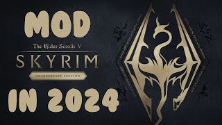 Skyrim SEAE  How to Install Mods in 2024 [upl. by Gaylor]