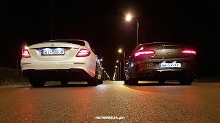 Mercedes E43 AMG vs Mercedes E53 AMG sound battle [upl. by Marji38]