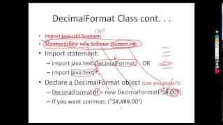 DecimalFormat Class [upl. by Alver]