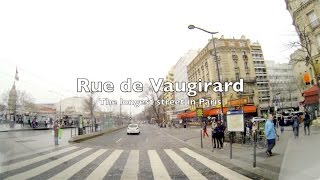 Drive in Paris Rue de Vaugirard HD1080p Jan 2017 [upl. by Bultman567]