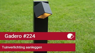 224 Tuinverlichting aanleggen [upl. by Adnowal]