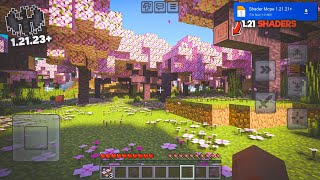 MAX Shaders Minecraft PE 12123  Shader MCPE 121  Phone Working Low End [upl. by Attiuqal]