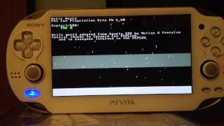 PS Vita Hello World for the Firmware 260 [upl. by Aiciled]