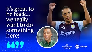 Youri Tielemans CANT WAIT for Aston Villas return to the UEFA Champions League 💥 [upl. by Netaf]