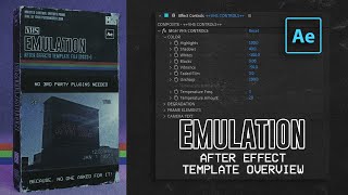 MGH VHS Emulation AFTER EFFECTS Template Overview [upl. by Jacintha]