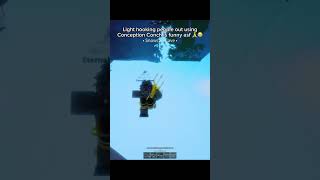 Light hooking people out using Conception Conch is funny asf 🙏😭 fisch deepwoken roblox [upl. by Navap650]