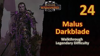 24 Malus Darkblade  Battle of Shrine of Kurnous vs High Elves Avelorn  Legendary  No Commentary [upl. by Anahpets]