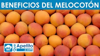 8 Propiedades y Beneficios del Melocotón  QueApetito [upl. by Nodab917]