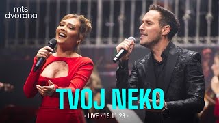 PEDJA JOVANOVIC feat ANDJELA KELEMAN  TVOJ NEKO  LIVE  151123 MTS DVORANA [upl. by Nivag]