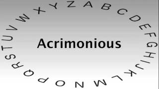 SAT Vocabulary Words and Definitions — Acrimonious [upl. by O'Donovan]