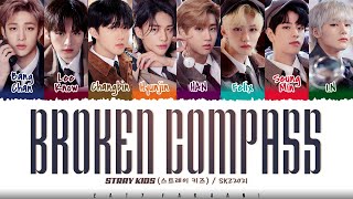 SKZ2021 STRAY KIDS  Broken Compass 고장난 나침반 OT8 Lyrics Color CodedHanRomEng [upl. by Nylegna]