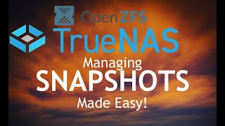 TrueNAS ZFS Snapshots  How to work with snapshots rollback extract data [upl. by Blight]