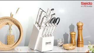 Introducing 12Piece Takoizu Knife Block Set  Seido Knives [upl. by Nats]