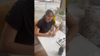 Coffee date  cake painting  Cafe date australiateluguvlogs melbournelife [upl. by Bik]