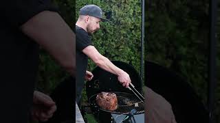 The BEST Smoked Whiskey Glazed Ham Recipe shorts [upl. by Torr]