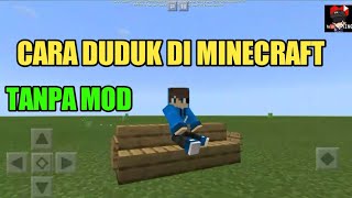 TUTORIAL DUDUK DI MINECRAFT [upl. by Mahalia]