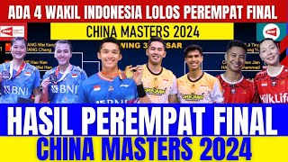 HASIL DEJANGLORIA JOJO VS CHINA ‼️ Hasil Babak Perempat Final China Masters Hari ini [upl. by Primaveria466]