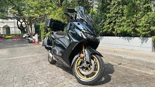 New Yamaha TMax Techmax 560cc  For rent in Pattaya [upl. by Sokul]