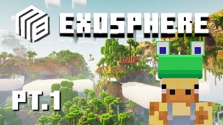 AVATAR MEETS MINECRAFT  BM Exosphere Modded Minecraft PT1 Full Gameplay [upl. by Ianaj25]