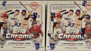 TBB DRAFT  2024 TOPPS CHROME LOGOFRACTOR EDITION BREAK [upl. by Shayla]