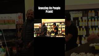 Sneezing On People Prank [upl. by Aelhsa]