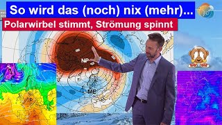 So wird das noch nix mehr Polarwirbel stimmt Strömung spinnt Wettervorhersage 1523022024 [upl. by Walrath]