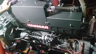 YANMAR 6HA2MWHT 350 HP  TEST RUNNING part 2 [upl. by Atirihs]