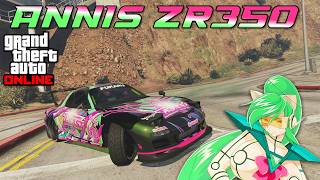 GTA Online Updated Drift Annis ZR350 Itasha痛車 Livery Anime Car [upl. by Maddi]