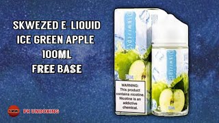 Skewzed Ice Green Apple 100ml Free Base [upl. by Imik530]