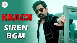 Krack BGMs  Police Siren Theme BGM [upl. by Zebe]