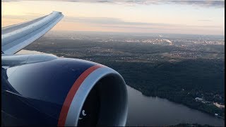 Aeroflot Boeing 777300ER Majestic Approach amp Landing at Moscow Sheremetyevo Airport [upl. by Leirbaj78]