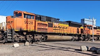 BNSF 9228 Coal Train Southbound in Colorado Springs [upl. by Dennett19]