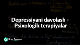 Depressiyani davolash  Psixologik terapiyalar  Tibbiyot [upl. by Acisse]